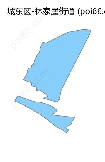 林家崖街道边界地图