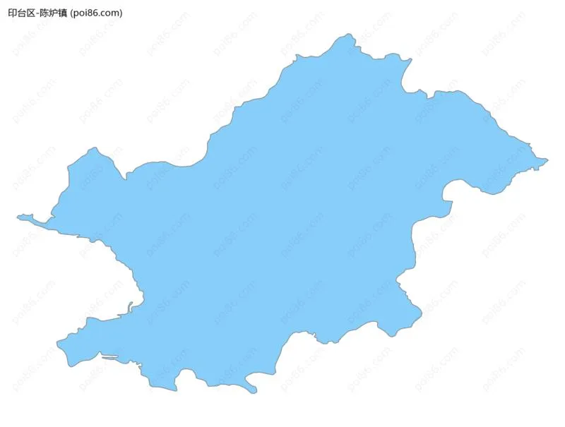 陈炉镇边界地图