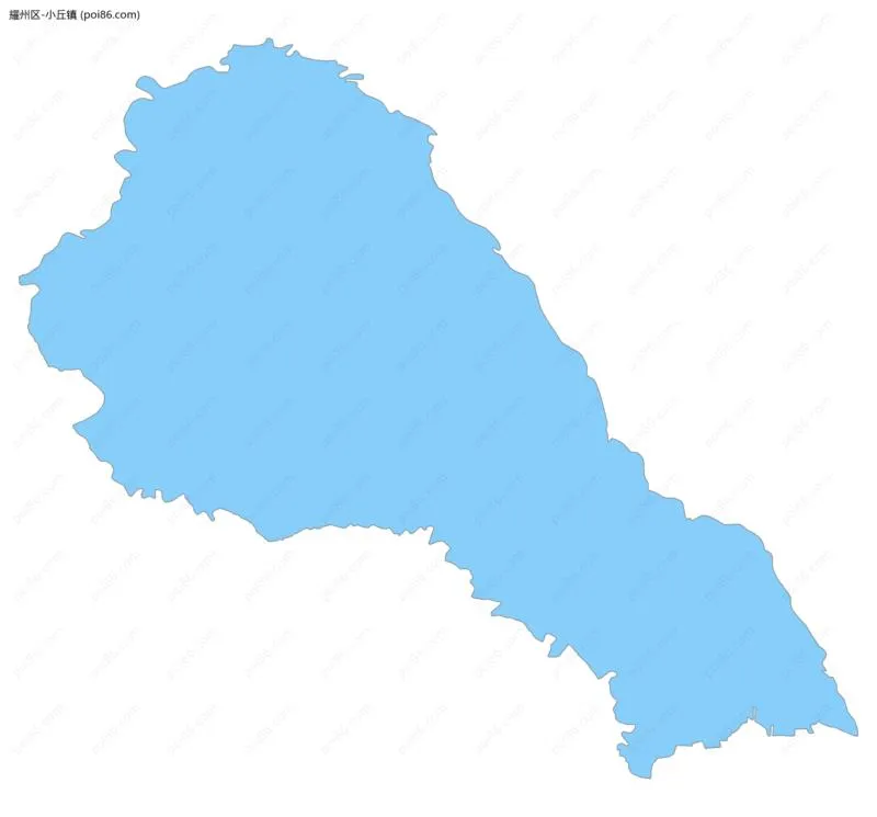 小丘镇边界地图