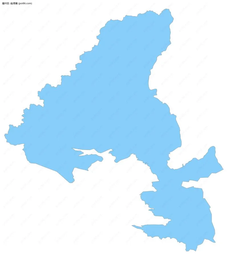 庙湾镇边界地图