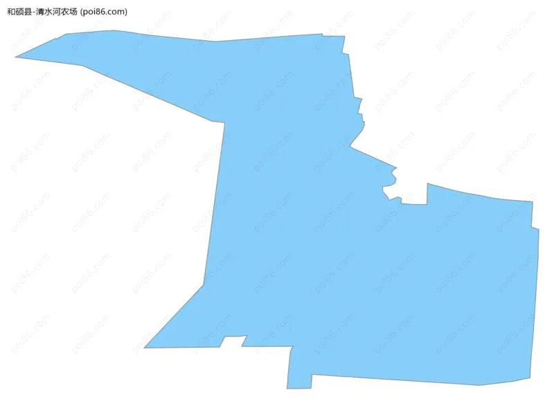 清水河农场边界地图