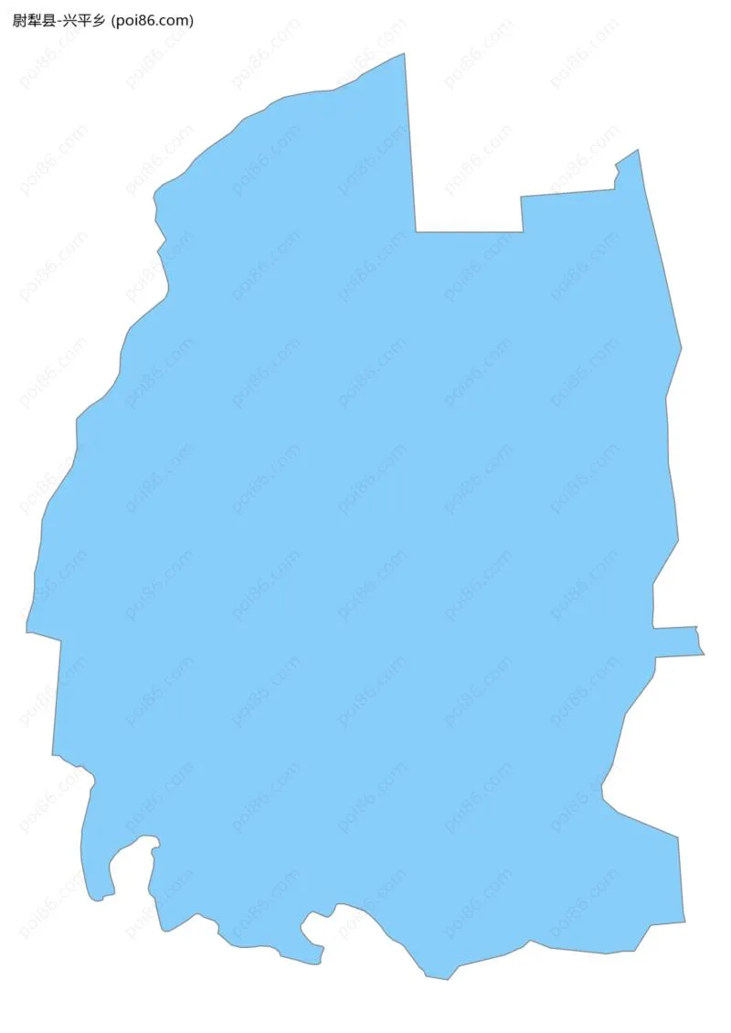 兴平乡边界地图