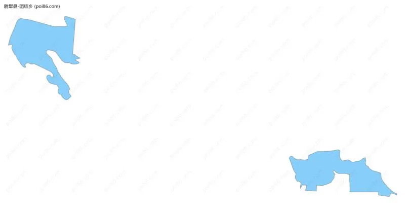 团结乡边界地图