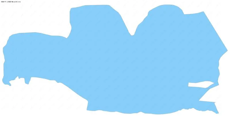 上阿图什镇边界地图