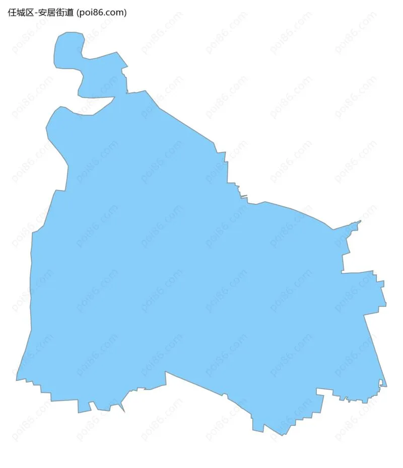 安居街道边界地图