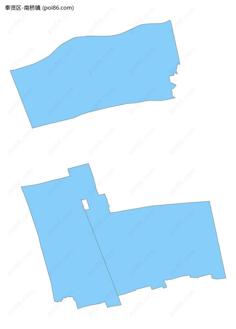 南桥镇边界地图