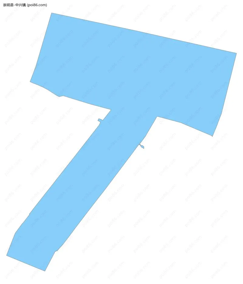 中兴镇边界地图