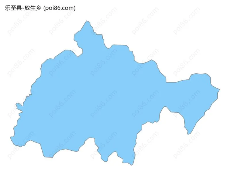 放生乡边界地图