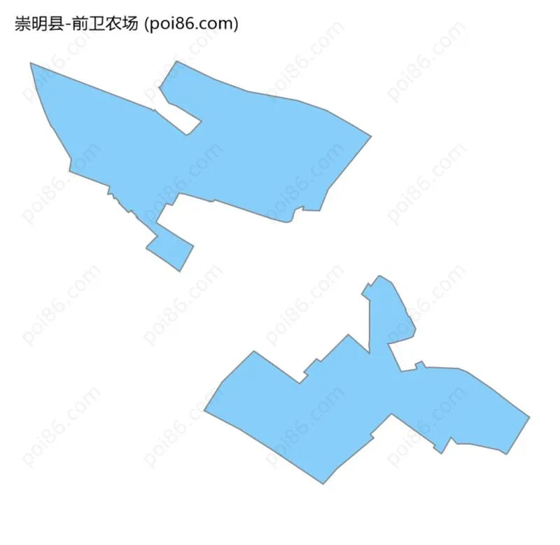 前卫农场边界地图