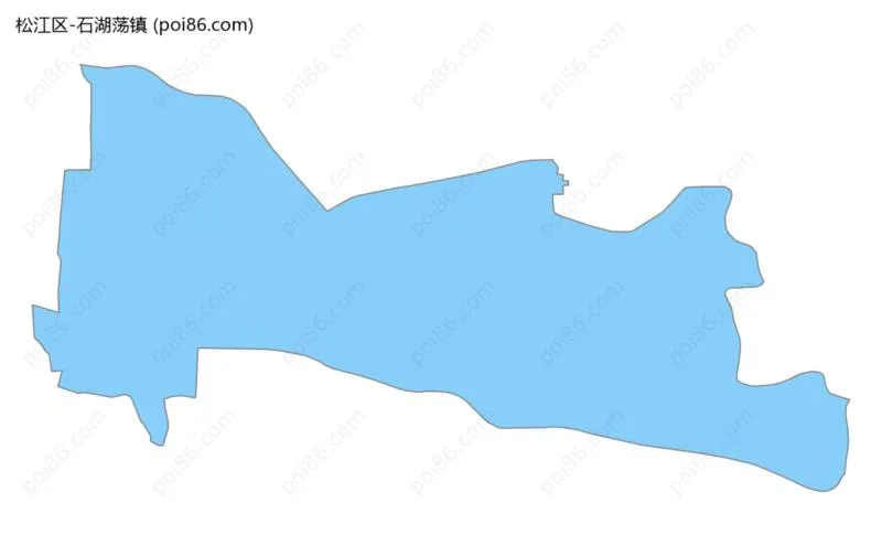 石湖荡镇边界地图