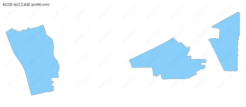 松江工业区边界地图