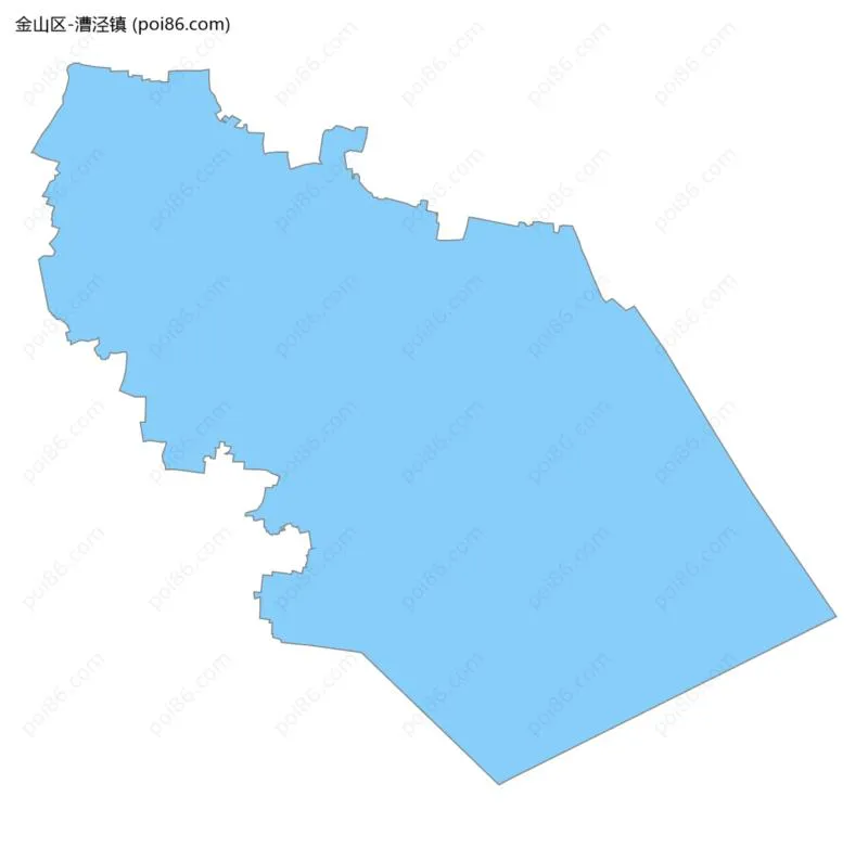 漕泾镇边界地图