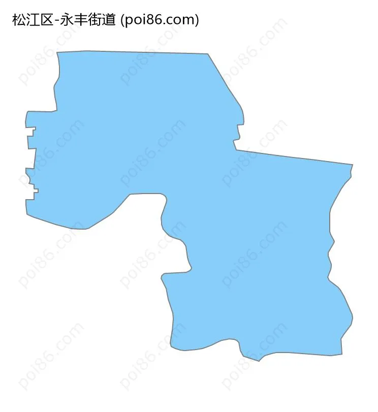 永丰街道边界地图