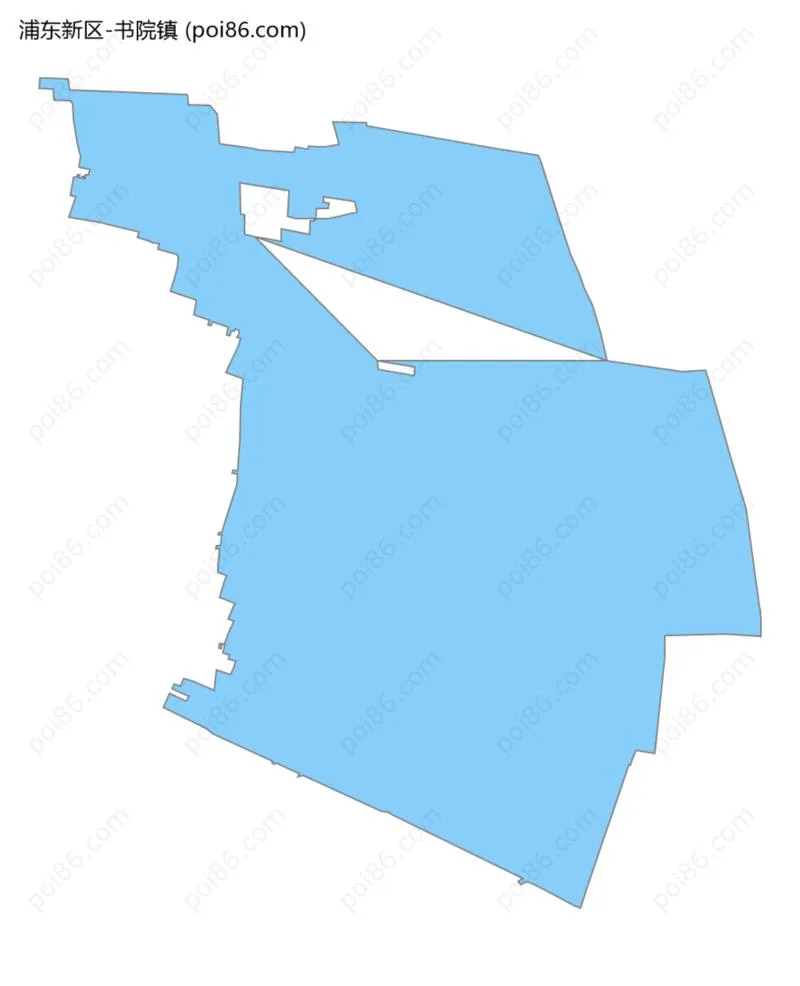 书院镇边界地图