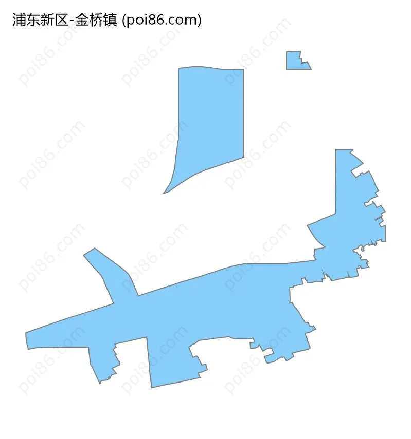 金桥镇边界地图