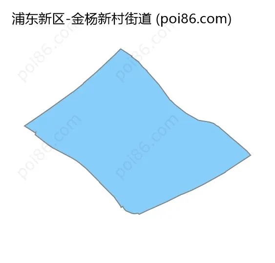 金杨新村街道边界地图