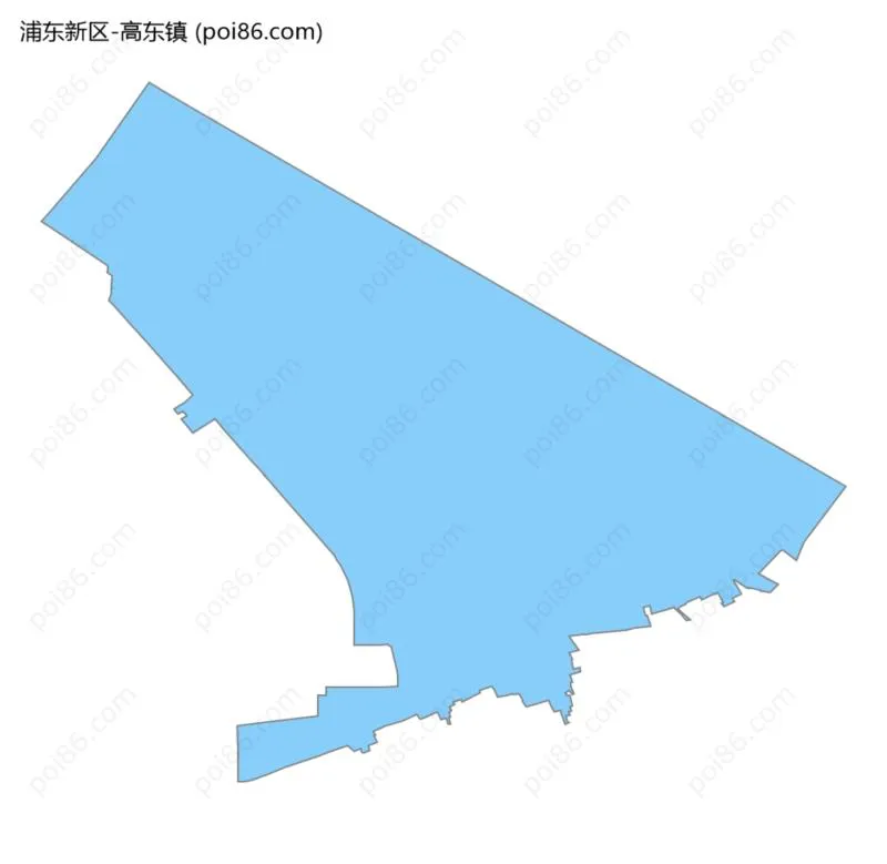 高东镇边界地图