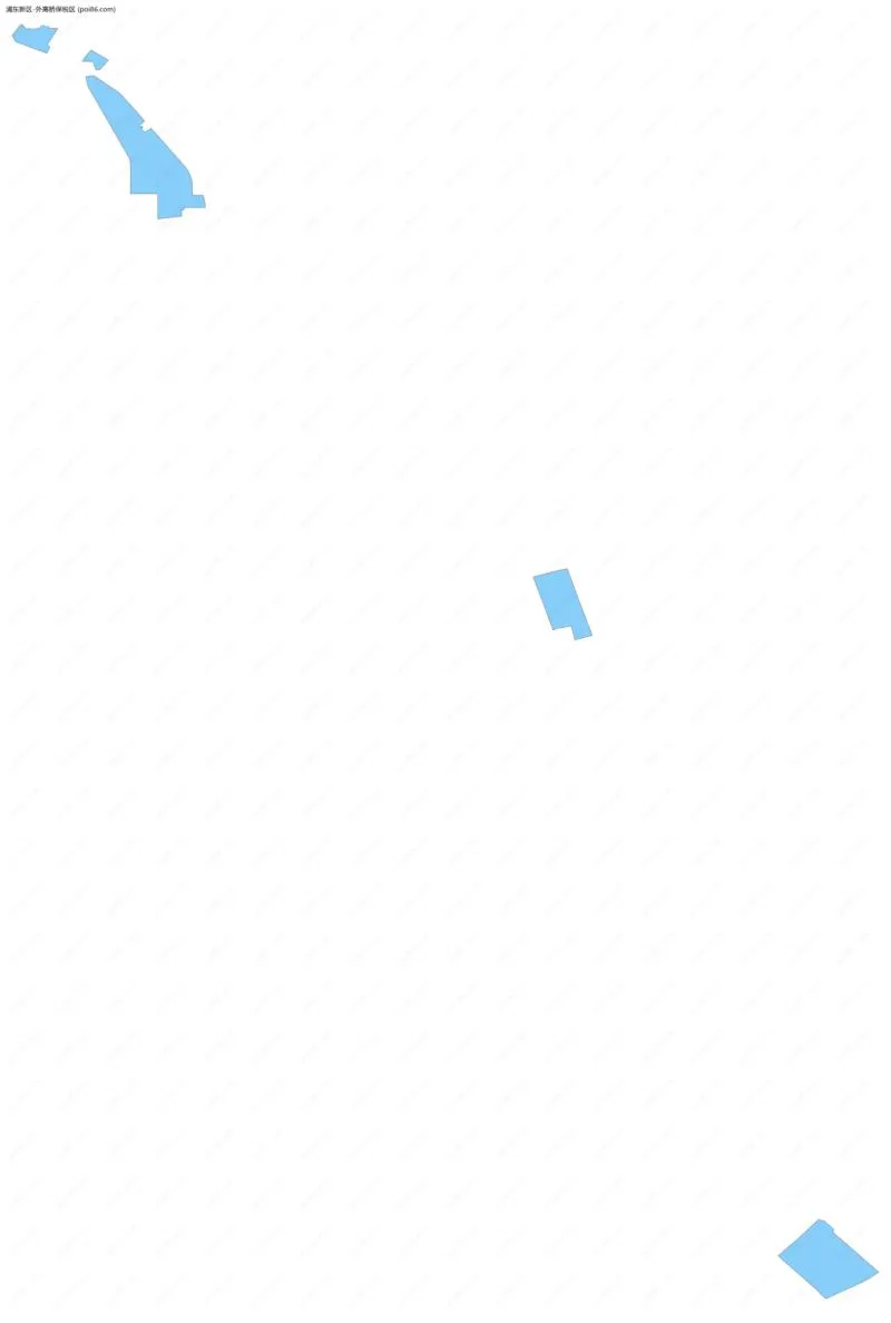 外高桥保税区边界地图