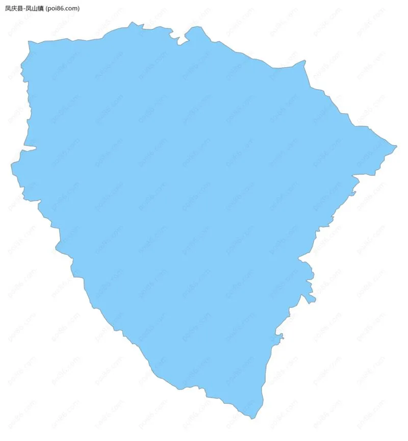 凤山镇边界地图