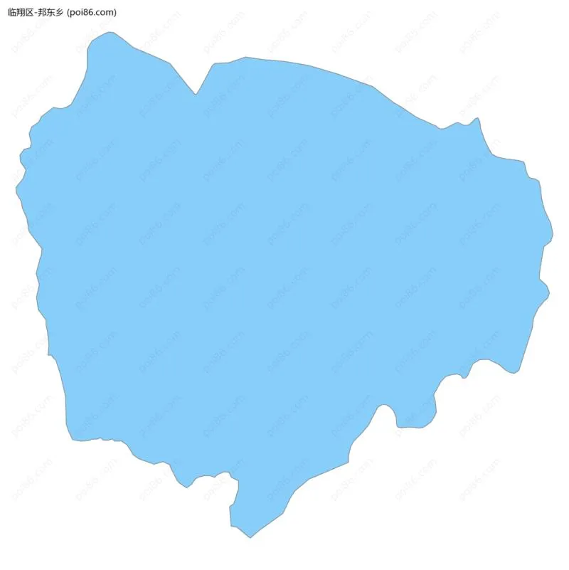 邦东乡边界地图