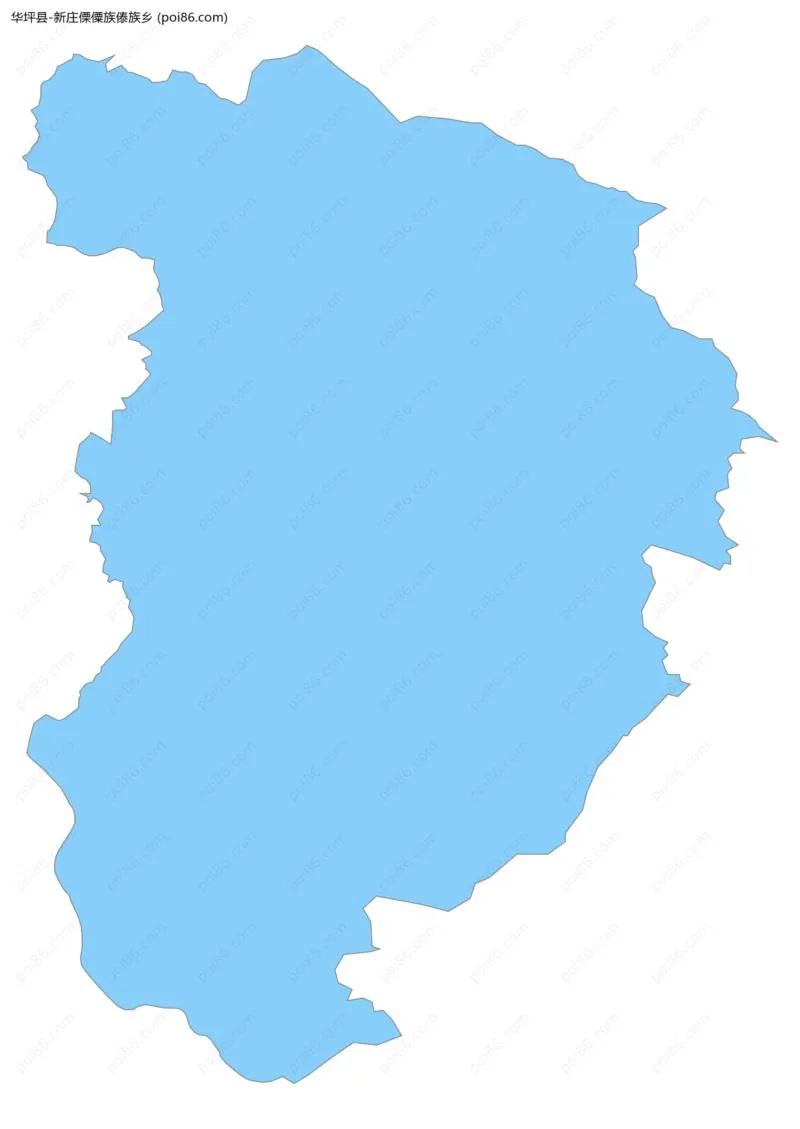 新庄傈僳族傣族乡边界地图