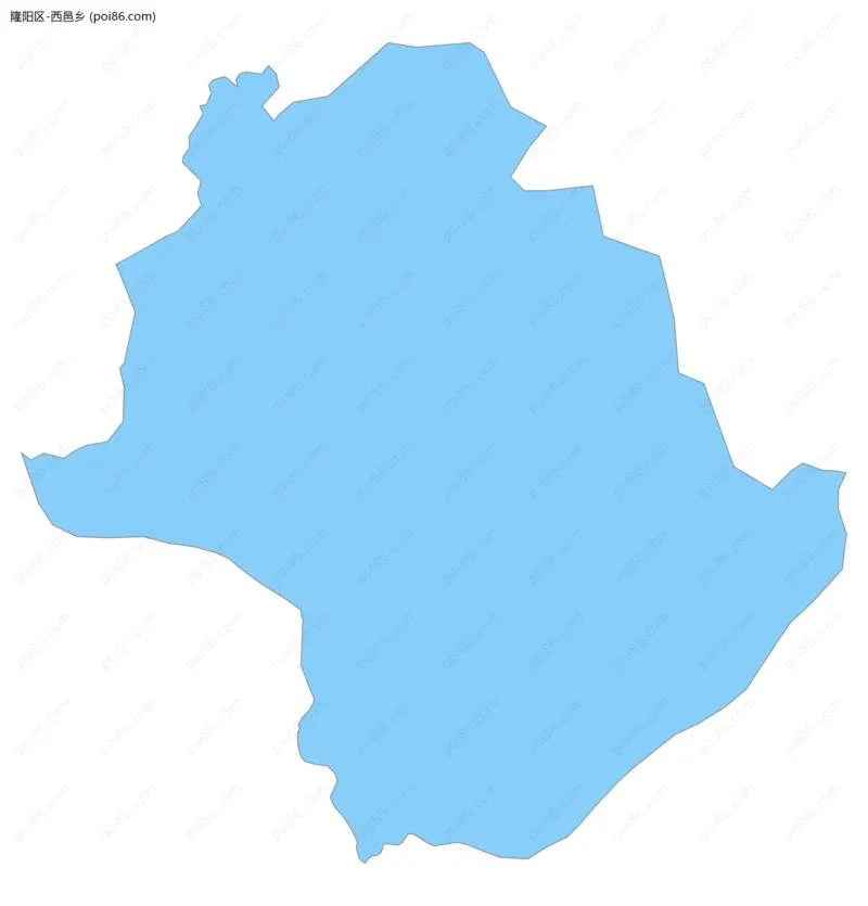 西邑乡边界地图