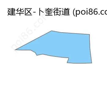 卜奎街道边界地图