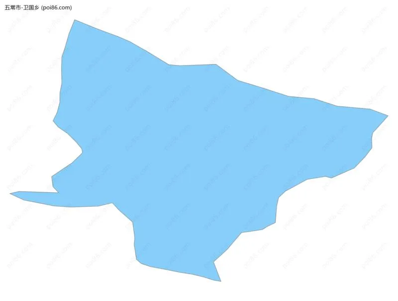 卫国乡边界地图