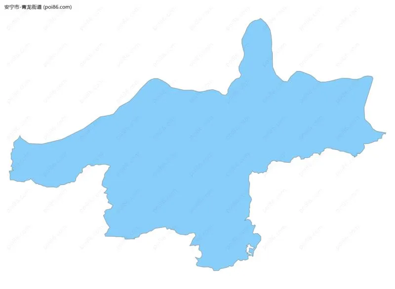青龙街道边界地图