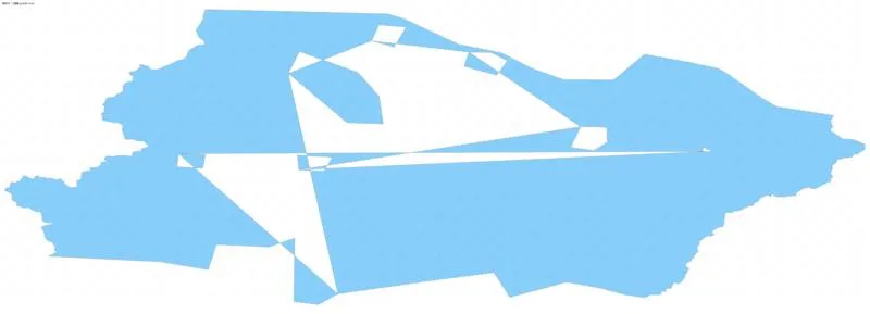 二道镇边界地图