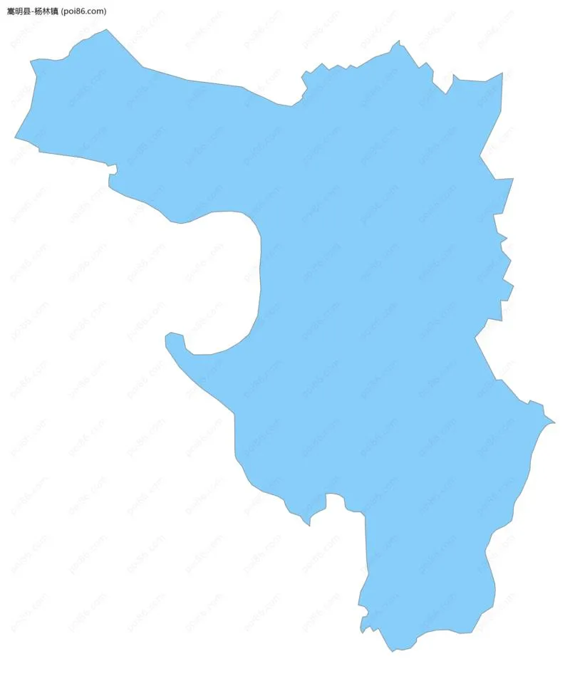 杨林镇边界地图