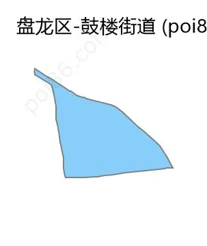 鼓楼街道边界地图