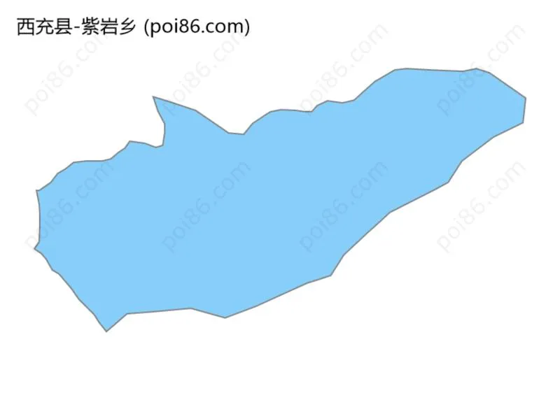 紫岩乡边界地图