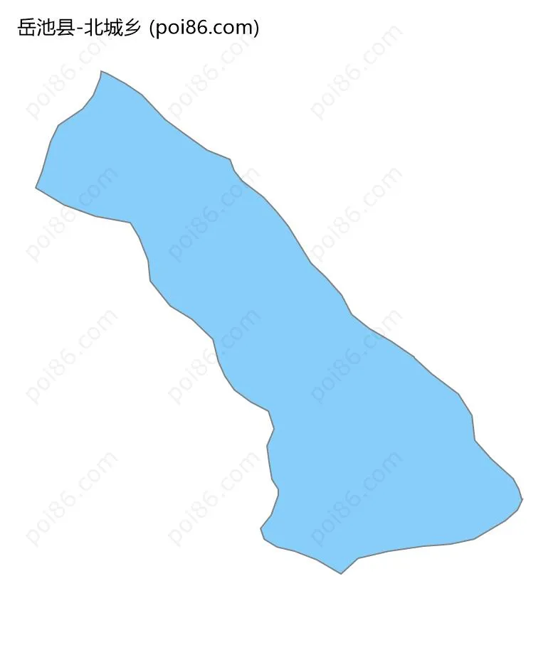 北城乡边界地图