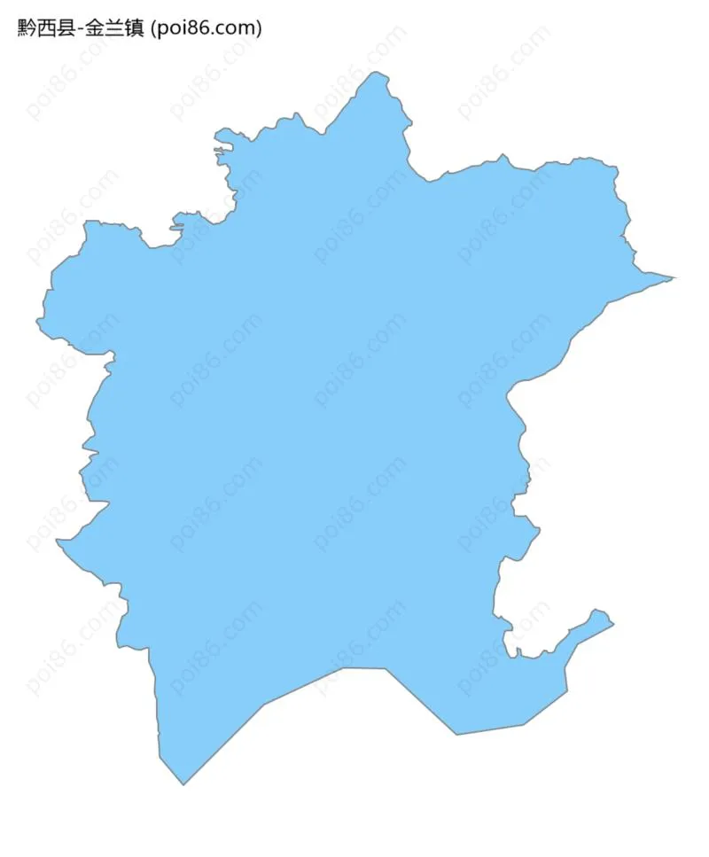 金兰镇边界地图