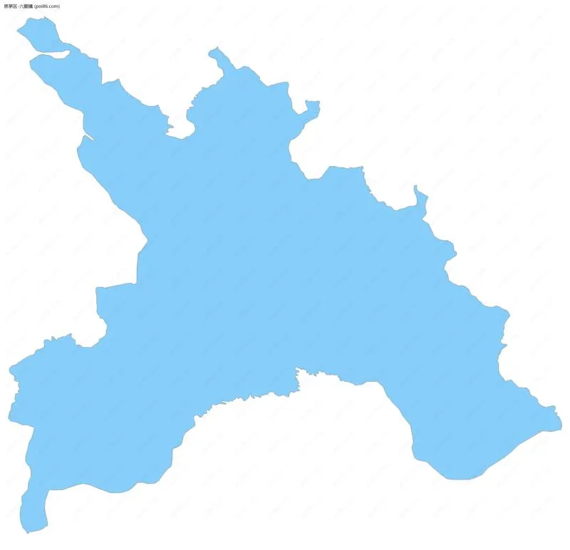 六顺镇边界地图