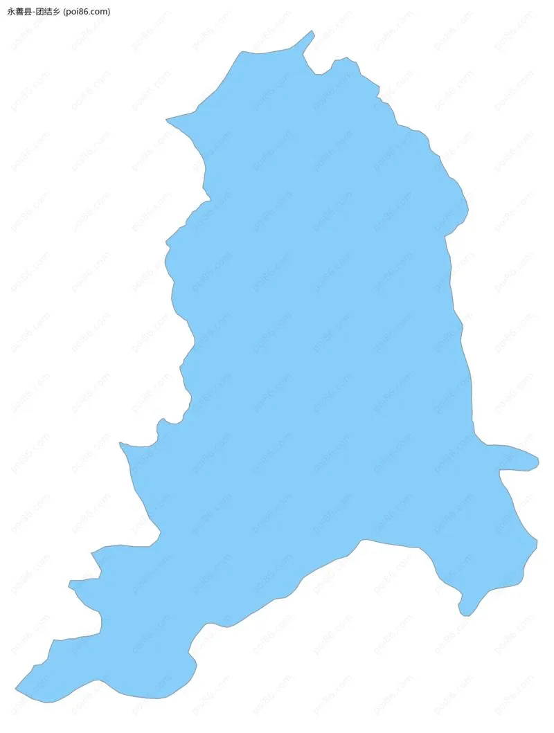 团结乡边界地图