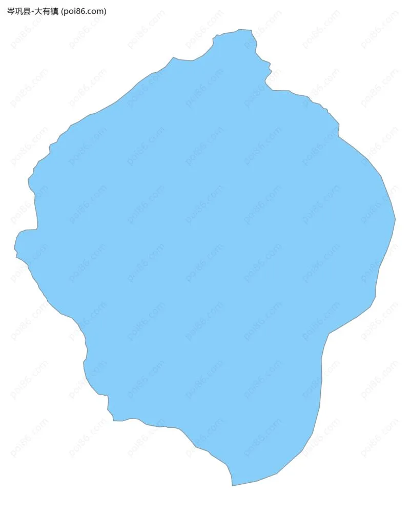 大有镇边界地图