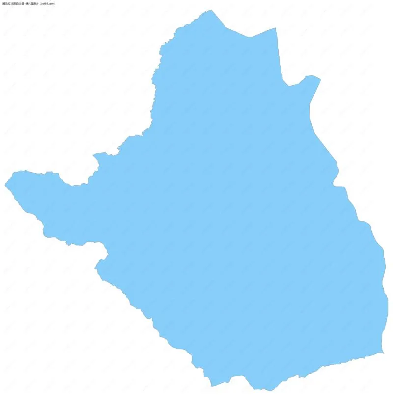 谦六彝族乡边界地图