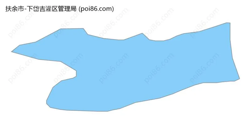 下岱吉灌区管理局边界地图