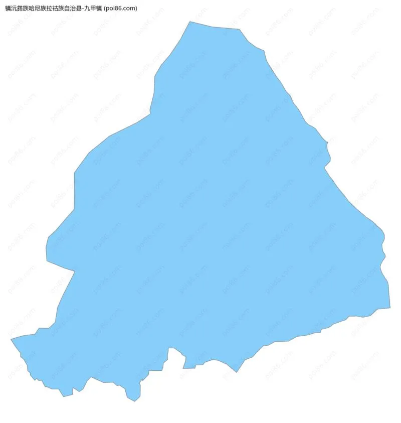 九甲镇边界地图