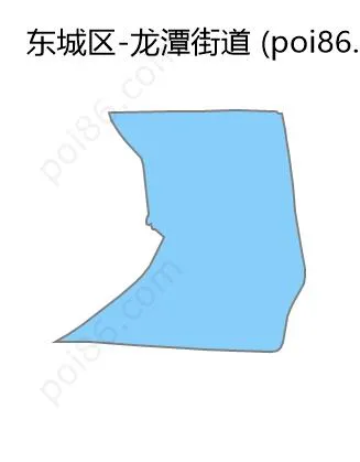 龙潭街道边界地图