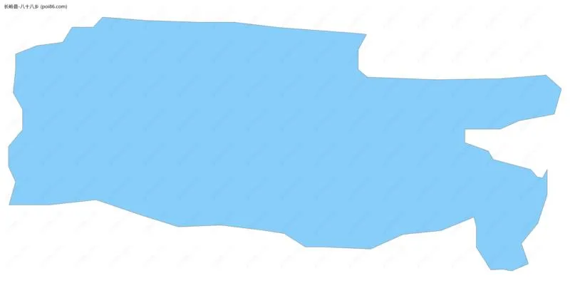 八十八乡边界地图