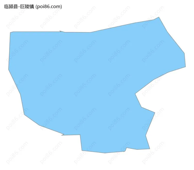 巨陵镇边界地图