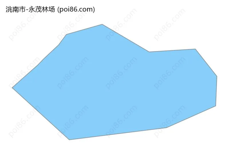 永茂林场边界地图