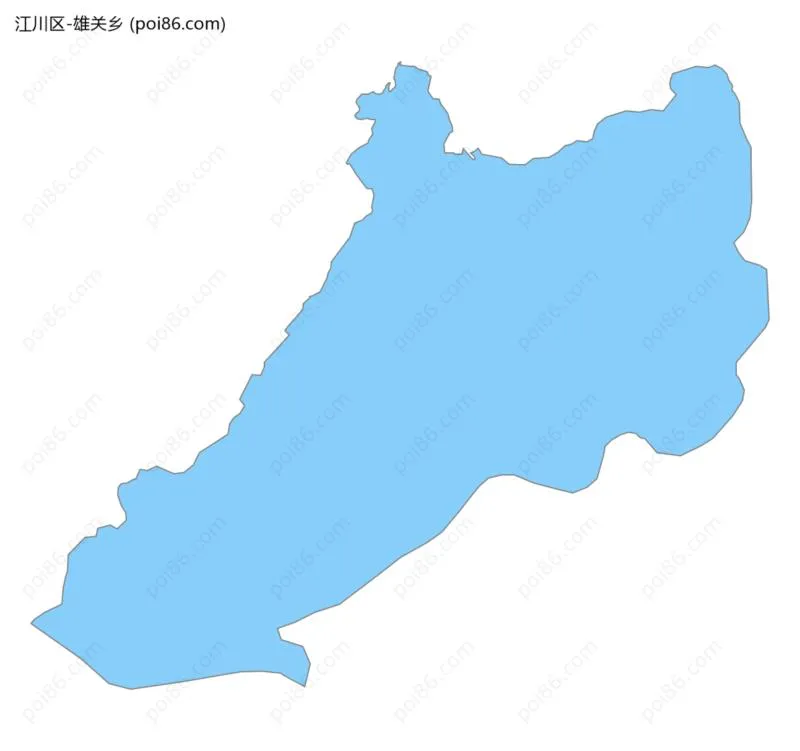 雄关乡边界地图