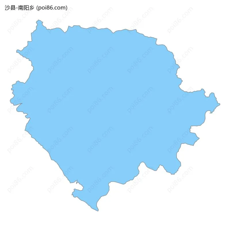 南阳乡边界地图