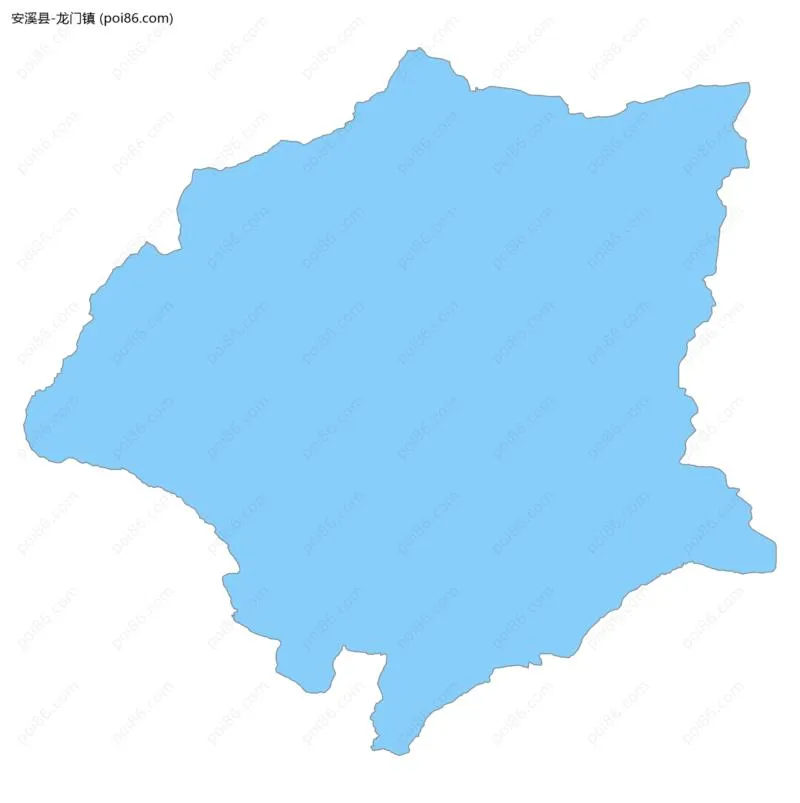 龙门镇边界地图