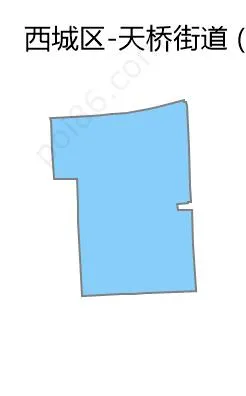 天桥街道边界地图