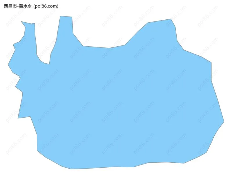 黄水乡边界地图